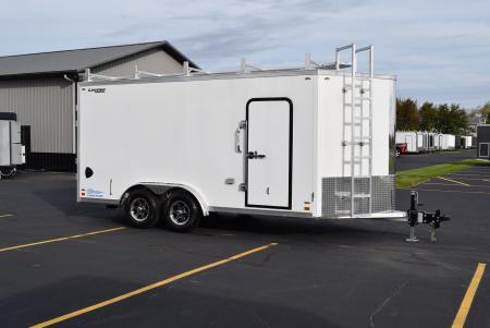 New 2027 Legend Trailers Thunder 8x16 V-Nose Aluminum Contractor