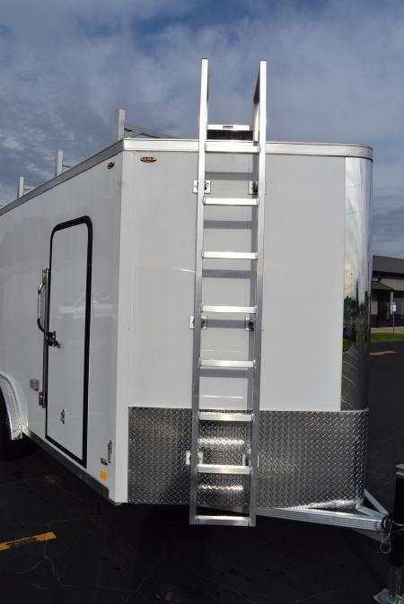 New 2027 Legend Trailers Thunder 8x16 V-Nose Aluminum Contractor