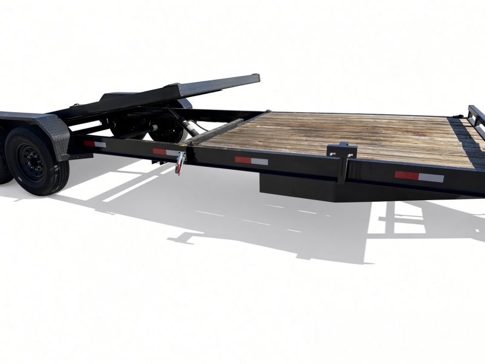 Used 2026 Southern Grace 7x18 Tilt Car Hauler/Equipment Trailer – 14K Capacity | 4' Stationary Deck & 14' Tilt Deck Tilt Trailer