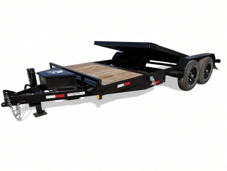 Used 2026 Southern Grace 7x18 Tilt Car Hauler/Equipment Trailer – 14K Capacity | 4' Stationary Deck & 14' Tilt Deck Tilt Trailer