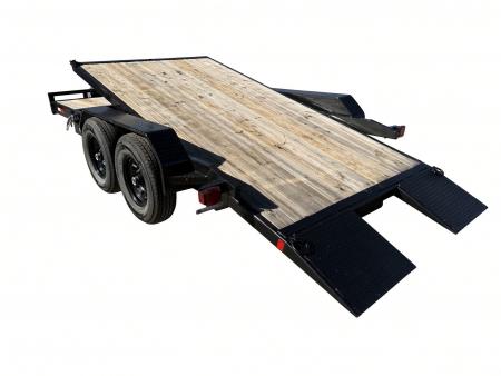 Used 2026 Southern Grace 7x18 Tilt Car Hauler/Equipment Trailer – 14K Capacity | 4' Stationary Deck & 14' Tilt Deck Tilt Trailer