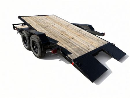 Used 2026 Southern Grace 7x18 Tilt Car Hauler/Equipment Trailer – 14K Capacity | 4' Stationary Deck & 14' Tilt Deck Tilt Trailer