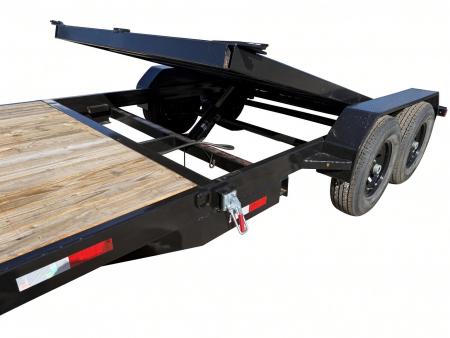 Used 2026 Southern Grace 7x18 Tilt Car Hauler/Equipment Trailer – 14K Capacity | 4' Stationary Deck & 14' Tilt Deck Tilt Trailer
