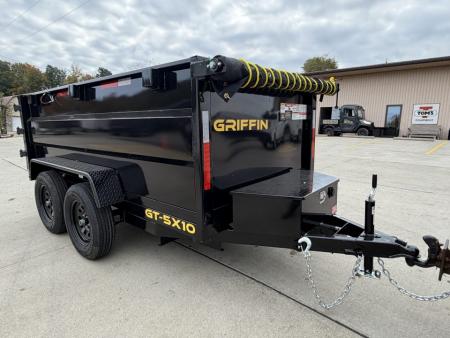 New 2027 Griffin Trailers GT 5X10 Dump Trailer W/ 36  Sides (Tarp Included) - 7000# GVWR