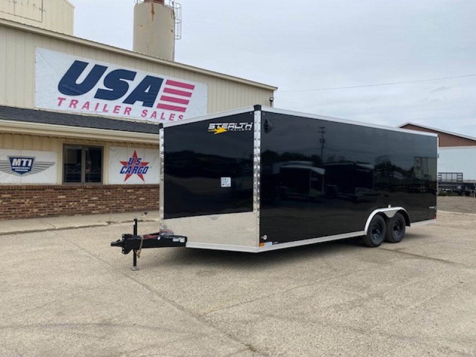 New 2027 Stealth Trailers 8.5x20 Titan 7k w/6Ft 6In Interior Cargo / Enclosed Trailer