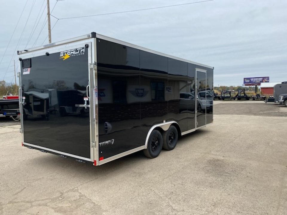 New 2027 Stealth Trailers 8.5x20 Titan 7k w/6Ft 6In Interior Cargo / Enclosed Trailer