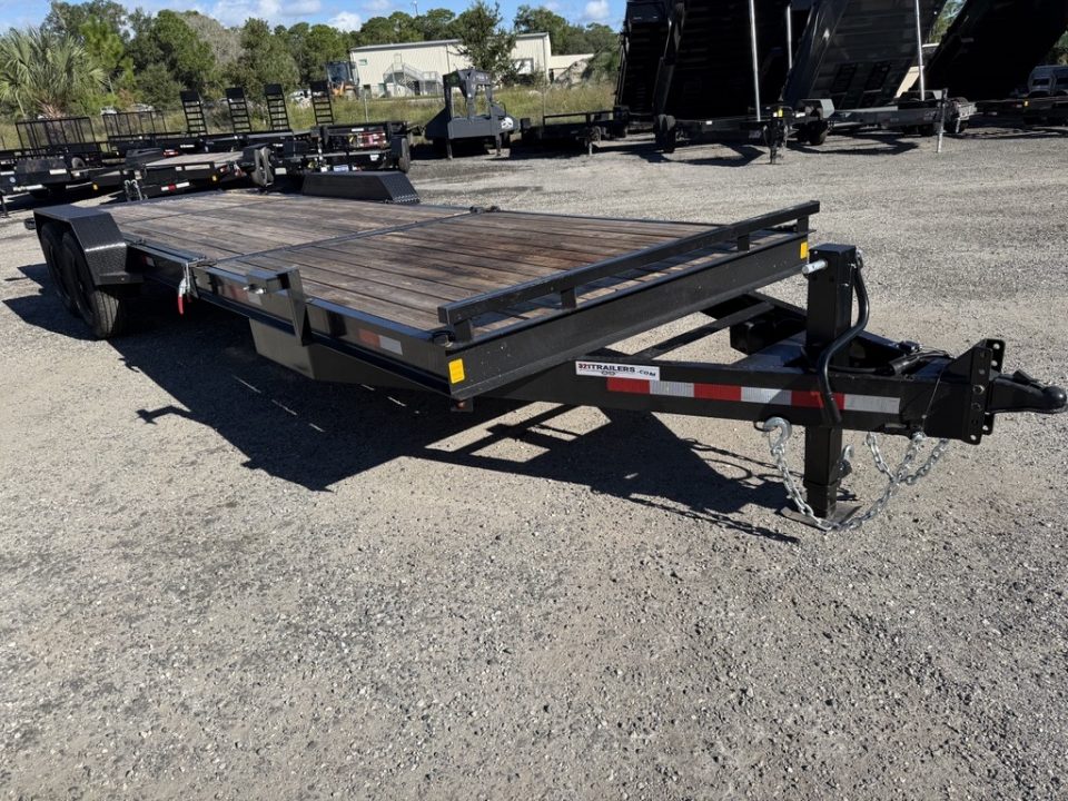 New 2027 Southern Grace 7x24 Tilt Car Hauler/Equipment Trailer – 14K Capacity | 6' Stationary Deck & 18' Tilt Deck Tilt Trailer