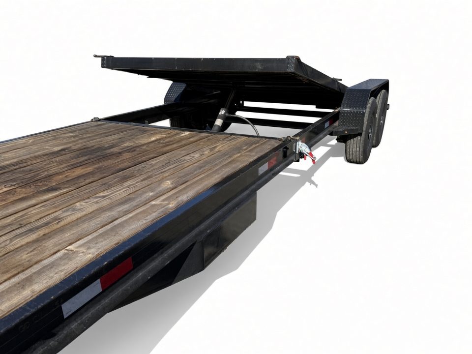 New 2027 Southern Grace 7x24 Tilt Car Hauler/Equipment Trailer – 14K Capacity | 6' Stationary Deck & 18' Tilt Deck Tilt Trailer