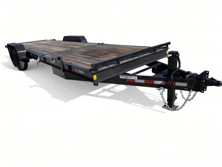 New 2027 Southern Grace 7x24 Tilt Car Hauler/Equipment Trailer – 14K Capacity | 6' Stationary Deck & 18' Tilt Deck Tilt Trailer