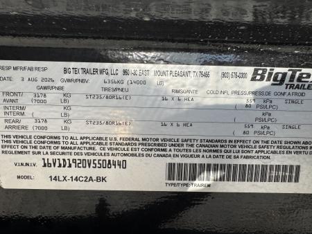 New 2027 Big Tex Trailers 14LX-14 Dump Trailer