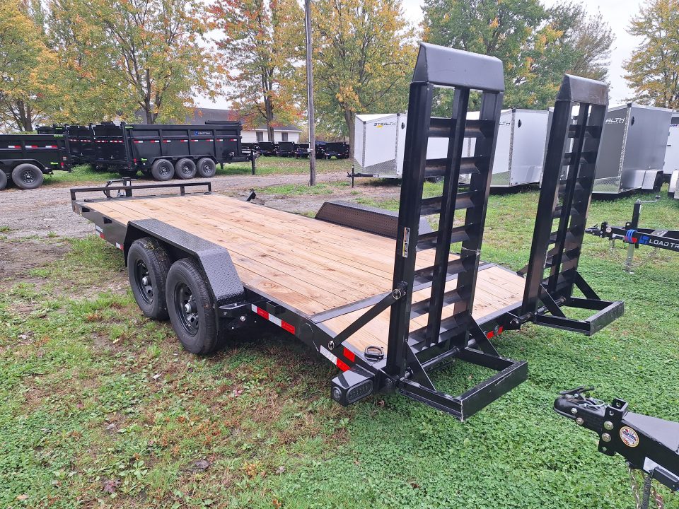 New 2027 Load Trail 83X20 Equipment Trailer W/24" HD Ramps, Tool Tray and Winch Plate