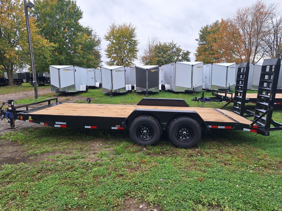 New 2027 Load Trail 83X20 Equipment Trailer W/24" HD Ramps, Tool Tray and Winch Plate