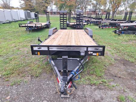 New 2027 Load Trail 83X20 Equipment Trailer W/24" HD Ramps, Tool Tray and Winch Plate