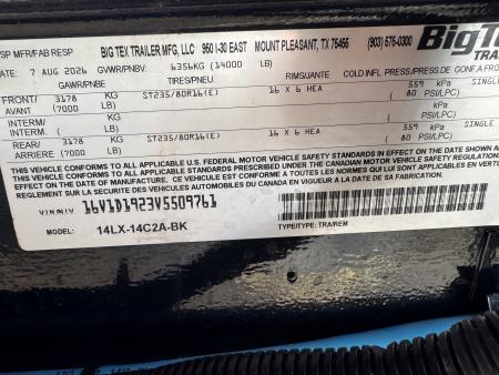 New 2027 Big Tex Trailers 14LX-14 Dump Trailer