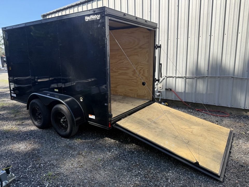 Used 2026 Cynergy Cargo 6X12 Enclosed Tandem Axle Trailer Black with Blackout Package Cargo / Enclosed Trailer