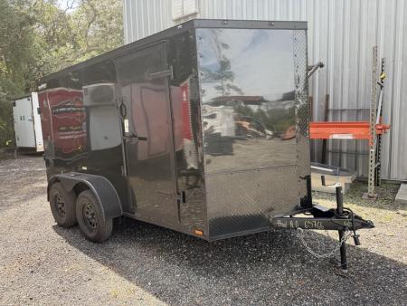 Used 2026 Cynergy Cargo 6X12 Enclosed Tandem Axle Trailer Black with Blackout Package Cargo / Enclosed Trailer