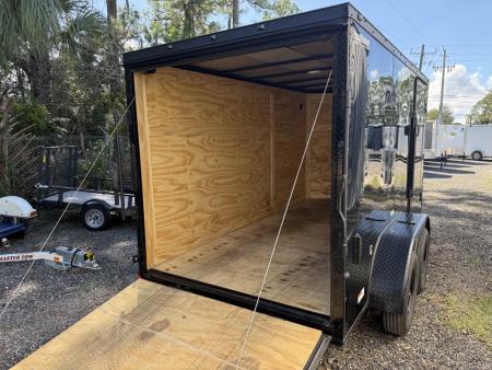 Used 2026 Cynergy Cargo 6X12 Enclosed Tandem Axle Trailer Black with Blackout Package Cargo / Enclosed Trailer