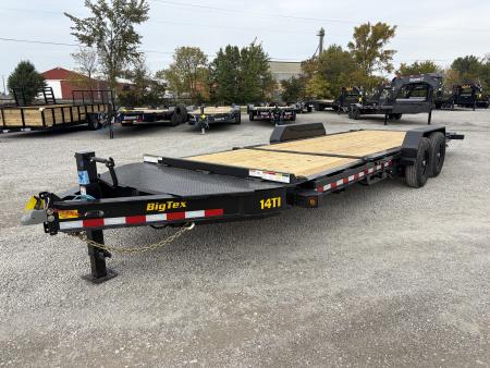 New 2027 Big Tex Trailers 14TI-22A-BK (83  X 22') 15.4K Partial Tilt Equipment Trailer