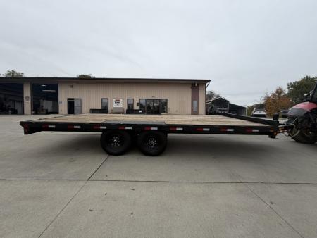 Used USED 2022 Big Tex 140A Deckover Trailer - 102  x 20' Flat Deck/No Dove Tail (Ramps / Spare Included