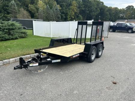 New 2027 Premier Trailers Inc. SCISSOR LIFT, or Forklft Trailer with special loading ramp. Equipment Trailer