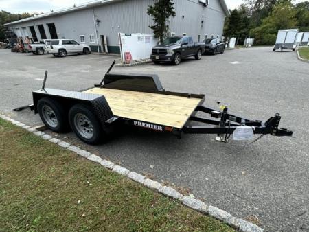 New 2027 Premier Trailers Inc. SCISSOR LIFT, or Forklft Trailer with special loading ramp. Equipment Trailer