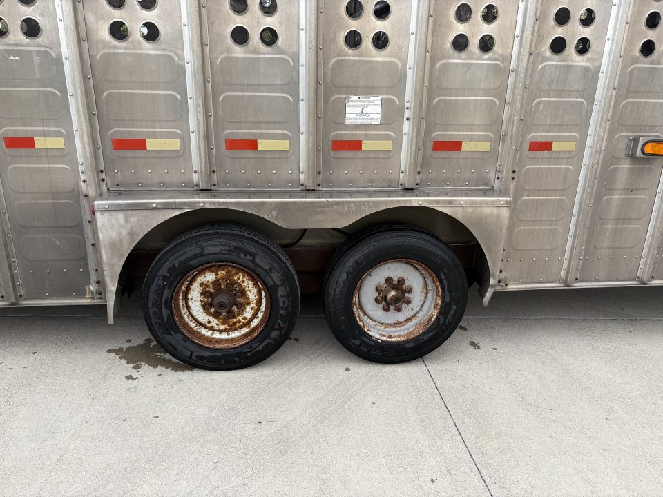 Used 2008 Merritt 7x28 Stock / Stock Combo Trailer