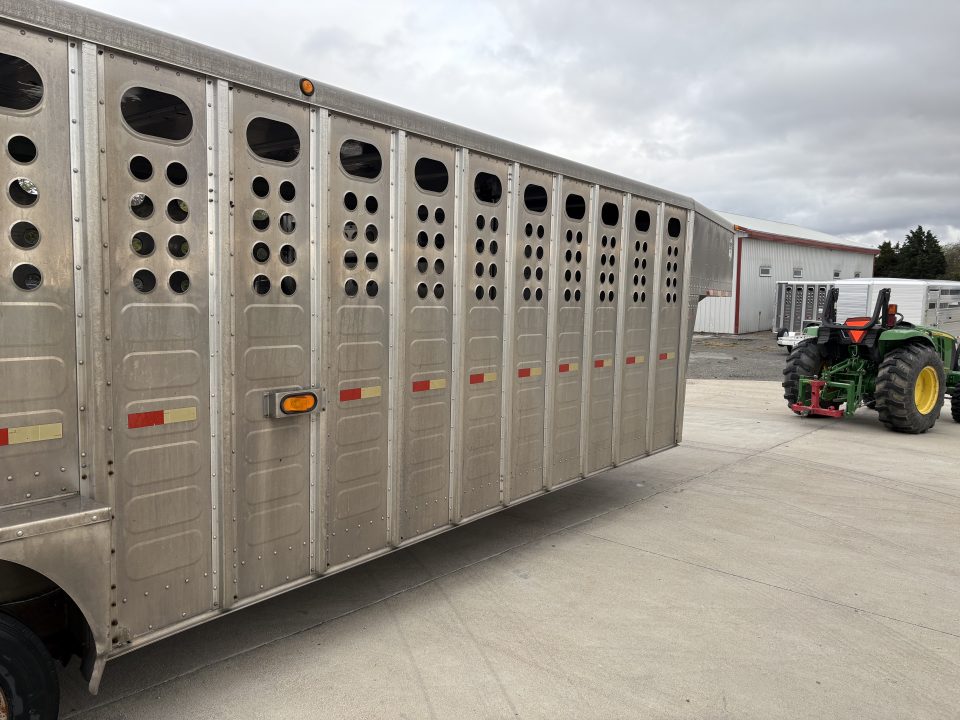 Used 2008 Merritt 7x28 Stock / Stock Combo Trailer
