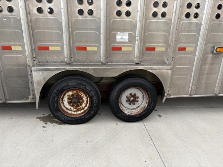 Used 2008 Merritt 7x28 Stock / Stock Combo Trailer