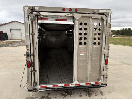 Used 2008 Merritt 7x28 Stock / Stock Combo Trailer