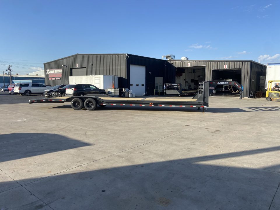 New Lamar 102"X36' Equipment Trailer 14K Tire Upgrade