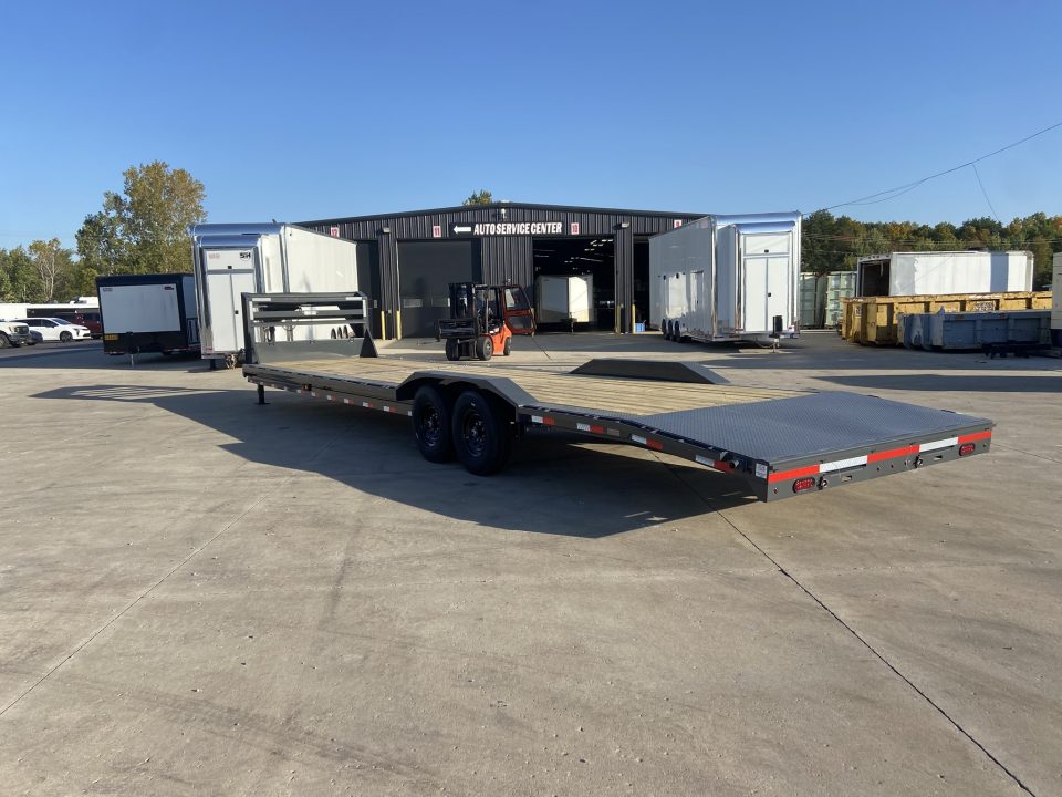 New Lamar 102"X36' Equipment Trailer 14K Tire Upgrade