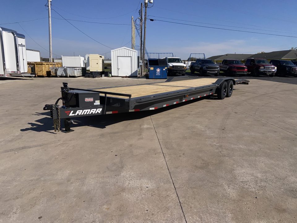 New Lamar 102"x36' Equipment Trailer 14k Tire Upgrade