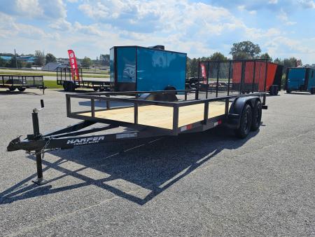 New 2027 7X16 TANDEM AXLE UTILITY TRAILER WITH BRAKES