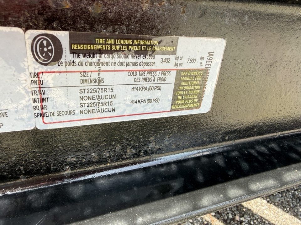 Used 2026 American Trailers 6x12 Dump Trailer with 4' Sides & Spare Tire Dump Trailer