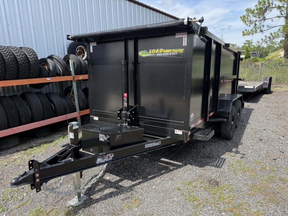 Used 2026 American Trailers 6x12 Dump Trailer with 4' Sides & Spare Tire Dump Trailer