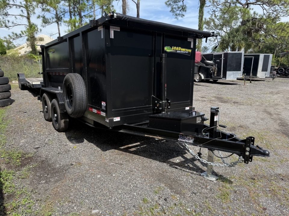 Used 2026 American Trailers 6x12 Dump Trailer with 4' Sides & Spare Tire Dump Trailer