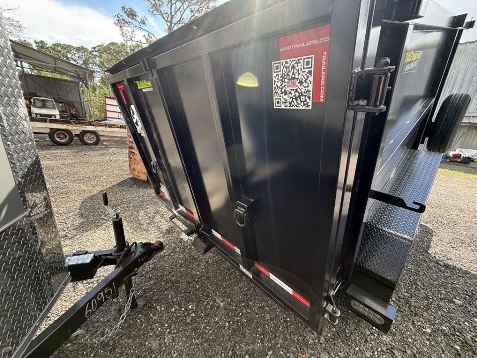 Used 2026 American Trailers 6x12 Dump Trailer with 4' Sides & Spare Tire Dump Trailer