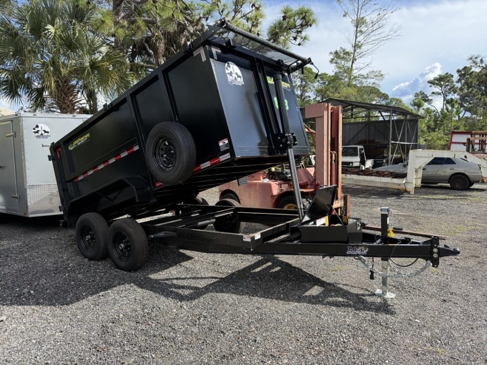 Used 2026 American Trailers 6x12 Dump Trailer with 4' Sides & Spare Tire Dump Trailer