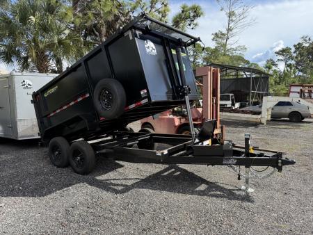 Used 2026 American Trailers 6x12 Dump Trailer with 4' Sides & Spare Tire Dump Trailer