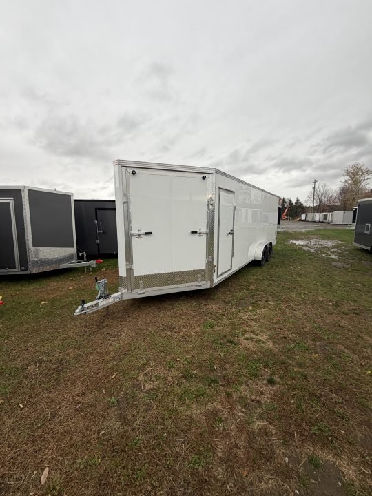 New 7x24 E-Z Hauler XLT PRO ENCLOSED Snowmobile Trailer