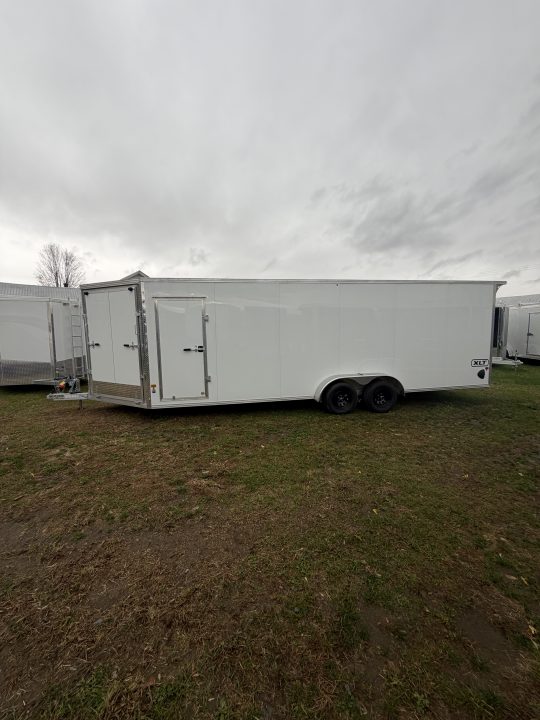 New 7x24 E-Z Hauler XLT PRO ENCLOSED Snowmobile Trailer