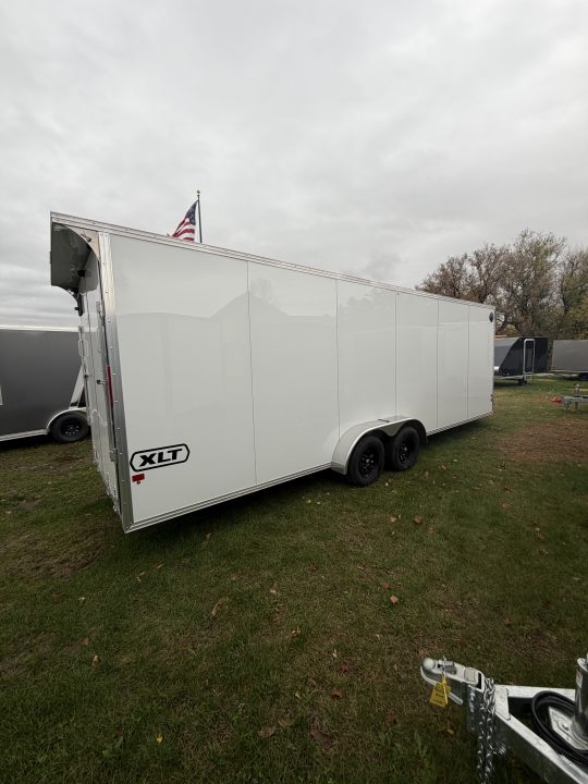 New 7x24 E-Z Hauler XLT PRO ENCLOSED Snowmobile Trailer