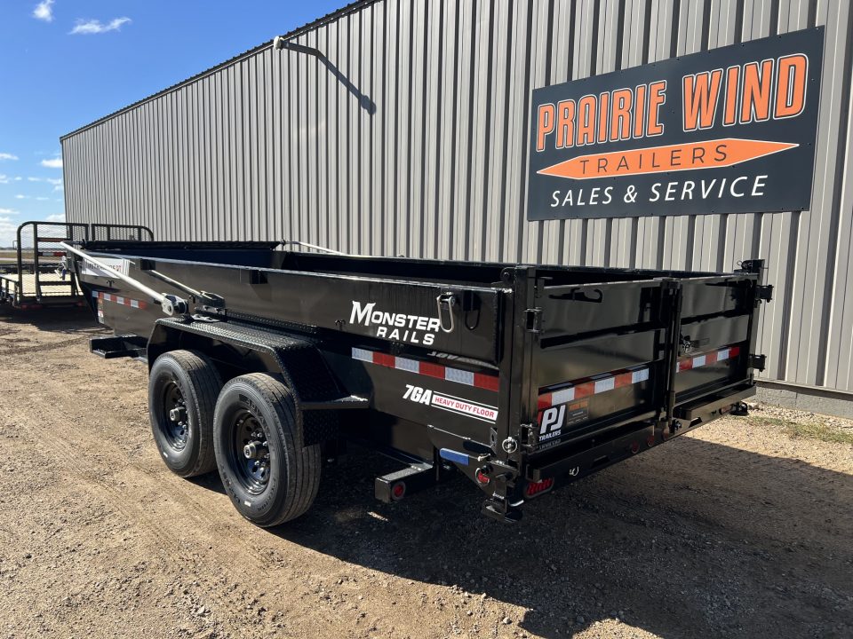 New 2027 PJ Trailers 16 DT Telescopic Dump Trailer