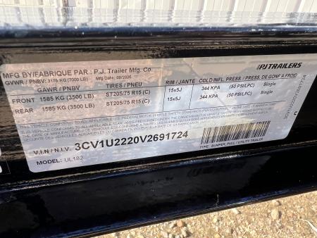 New 2027 PJ Trailers 18' HD Gate Utility Trailer