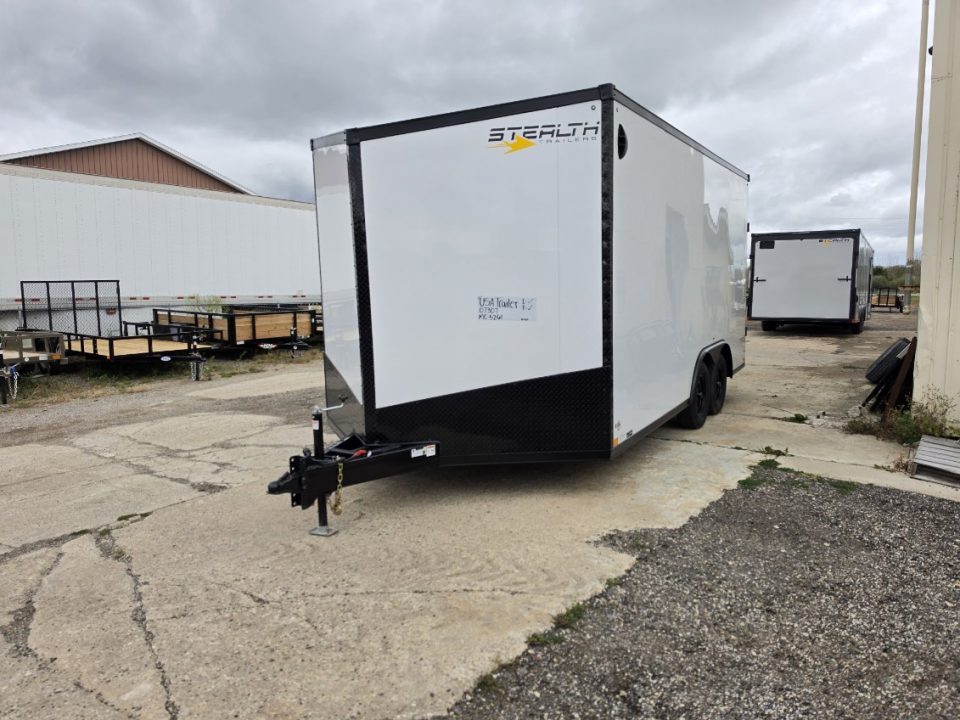 New 2027 Stealth Trailers 8.5x16 Titan 7k w/Ramp Door Cargo / Enclosed Trailer