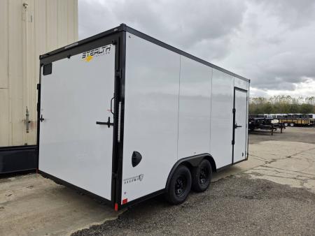 New 2027 Stealth Trailers 8.5x16 Titan 7k w/Ramp Door Cargo / Enclosed Trailer