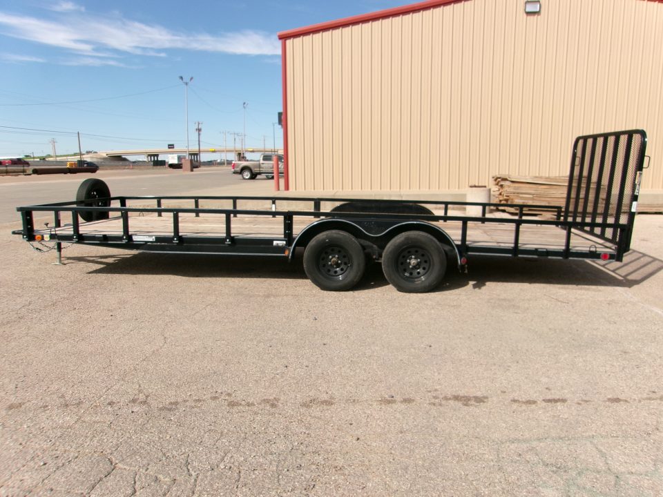 Used 2023 Load Trail 83x22 Tandem Utility w/ 4' gate 7k
