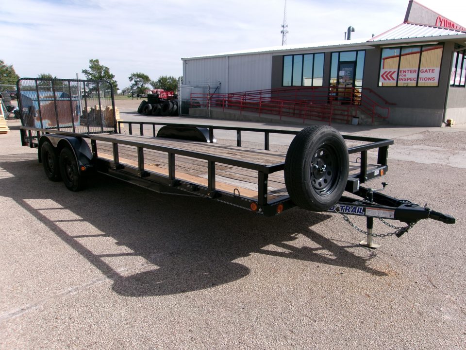 Used 2023 Load Trail 83x22 Tandem Utility w/ 4' gate 7k