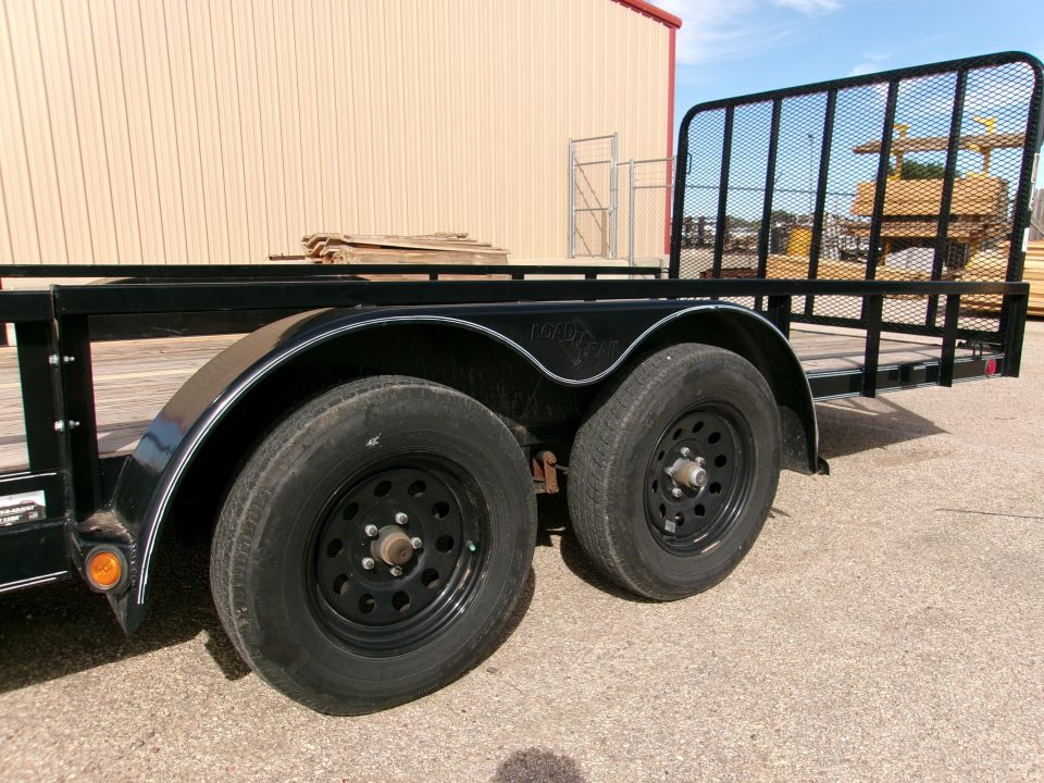 Used 2023 Load Trail 83x22 Tandem Utility w/ 4' gate 7k
