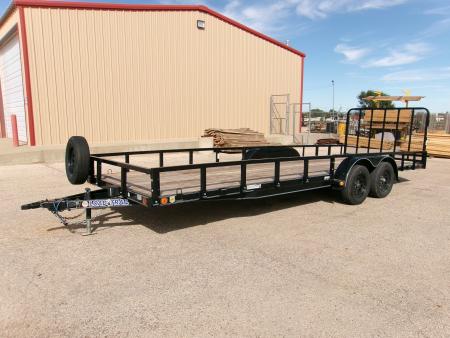 Used 2023 Load Trail 83x22 Tandem Utility w/ 4' gate 7k